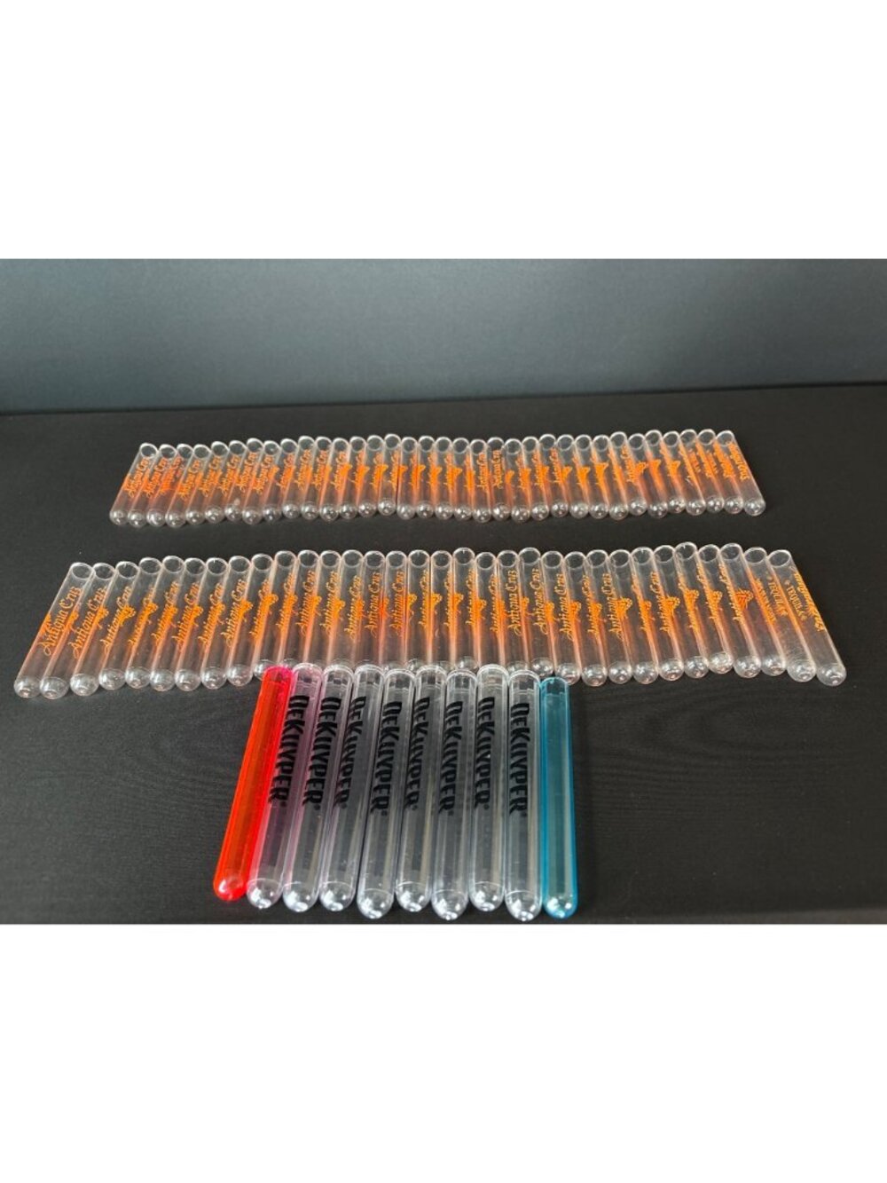 Plastic Test Tube Lot of 76 Shooters Tooters Barware Antiqua Cruz Jägermeister - Picture 9 of 13